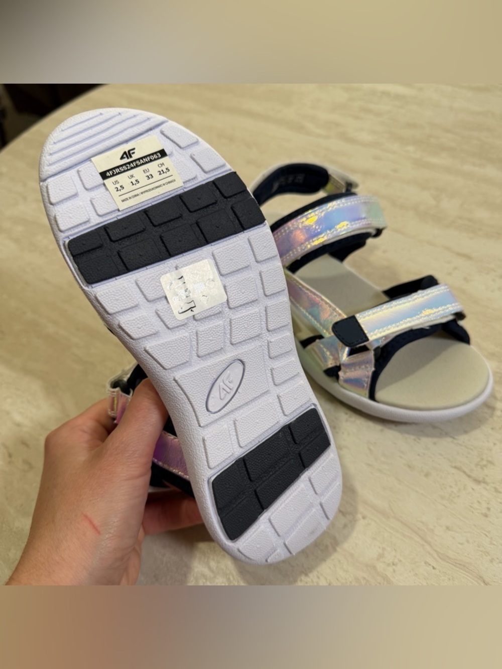 NWT 4F Little Girl Sandals *2.5 - Picture 4 of 7
